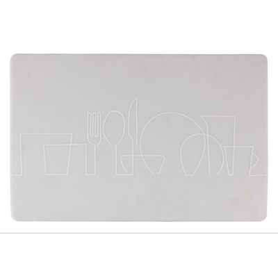 Podkładka HELLS 43,5 x 28,5 cm biała