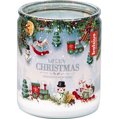 Świeca zapachowa w szkle z motywem 82/68 amarena