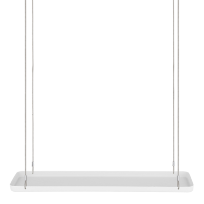 Kwietnik wiszący 58 x 15 x 21 cm biały DHG