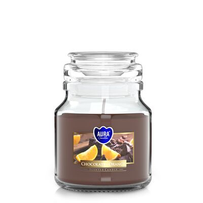 Świeca zapachowa w szkle SND71-340 czekolada-pomarańcza BISPOL