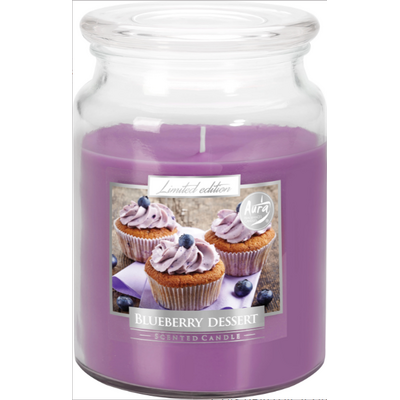 Świeca zapachowa w szkle SND99-341 deser jagodowy BISPOL