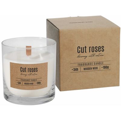 Świeca zapachowa w szkle SN82-000-78 cięte róże BISPOL