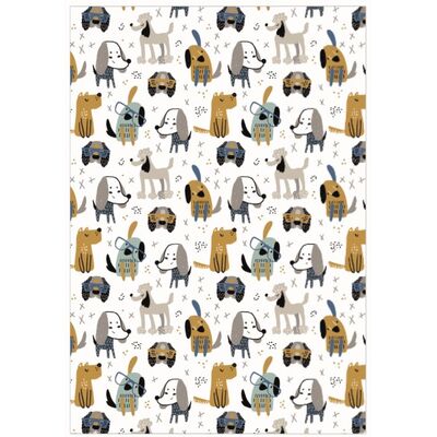 Ścierka kuchenna Doggos 45 x 65 cm bawełniana szara