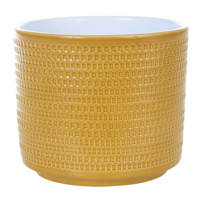 Osłonka ceramiczna Cylinder CALLA 991 12 cm miodowy lazur