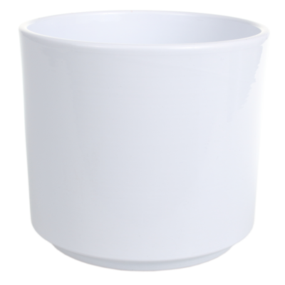 Osłonka ceramiczna Cylinder 994 12 cm biały Cermax