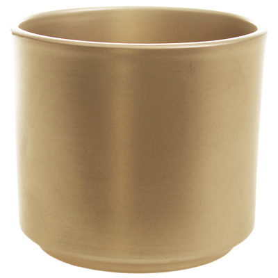 Osłonka ceramiczna Cylinder 994 12 cm złoty perłowy Cermax