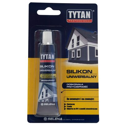 Silikon uniwersalny bezbarwny 20 ml TYTAN PROFESSIONAL