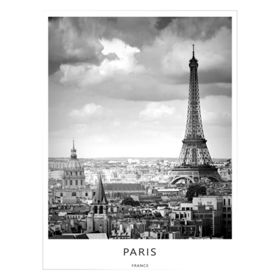 Obraz 50 x 70 cm Paris BW