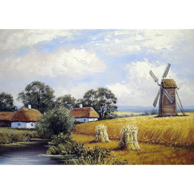 Obraz 100 x 70 cm Młyn