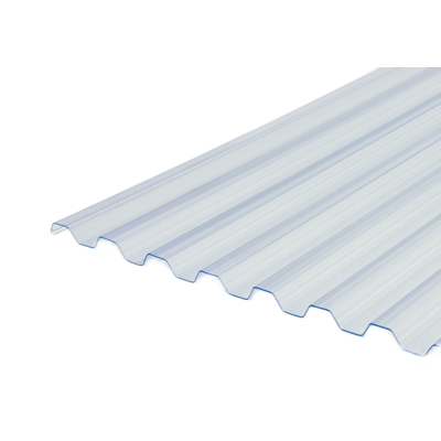 Płyta PVC przeźroczysta TRAPEZ 70/18 900 x 2000 x 0,8 mm