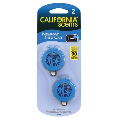 Membrana Mini do nawiewu w samochodzie Newport NewCar 3 ml CALIFORNIA SCENTS