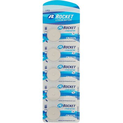 Baterie CR2025 blister 5 sztuk ROCKET