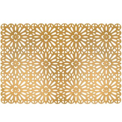 Mata stołowa Glamour 45 x 30 cm złota AMBITION