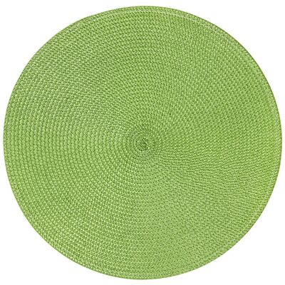 Mata stołowa okrągła Hawai 38 cm zielona AMBITION