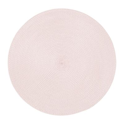 Mata stołowa okrągła Hawai 38 cm różowa AMBITION