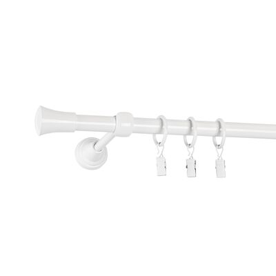 Karnisz pojedynczy TULUZA 160 cm 16 mm biały