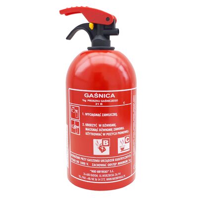 Gaśnica samochodowa proszkowa 1 kg