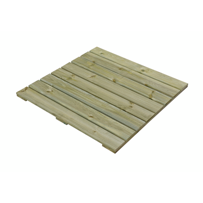Podest 80 x 80 cm drewno sosnowe