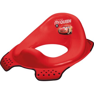 Nakładka sedesowa z funkcją antypoślizgową cars ewa wiśniowy czerwony 30 x 40 x 15 cm keeeper