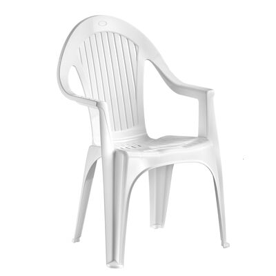 Krzesło Monoblok wysoki biały