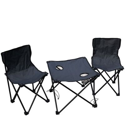 Komplet mebli campingowych antracyt