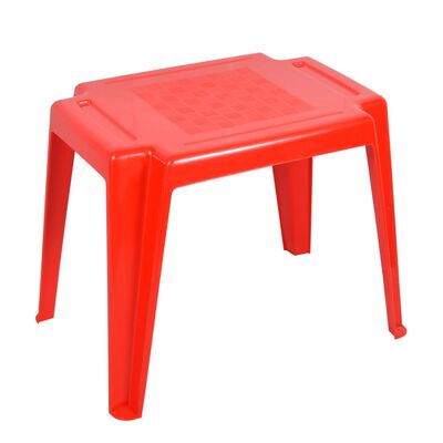 Stolik Lolek dla dzieci czerwony prostokąt