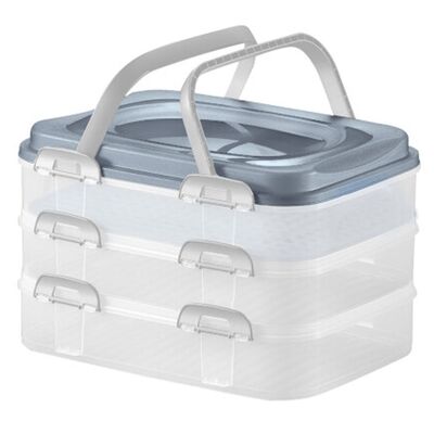 Pojemnik na ciasto Dolce 40 x 30 x 24,3 cm 3 piętra