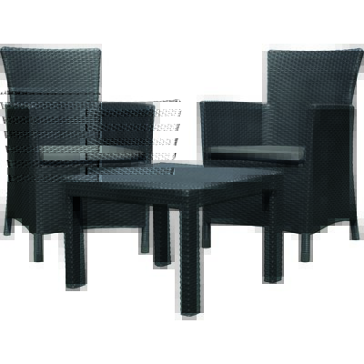 Komplet mebli rattan Rosario 59 x 59 x 43 cm