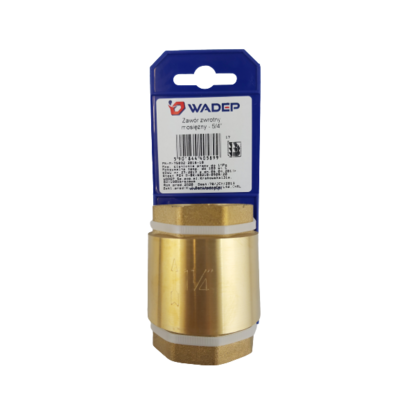 Zawór zwrotny mosiężny - 5/4