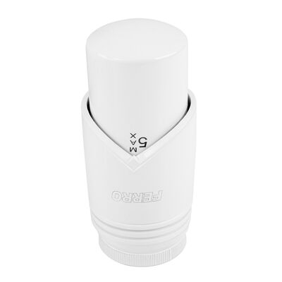 Głowica termostatyczna cieczowa GT30, biała