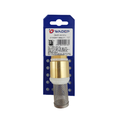 Zawór zwrotny z koszem ssącym - 1/2