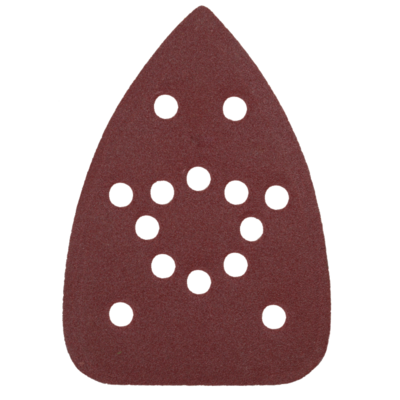 Papier ścierny do szlifierki delta, 140 x 140 x 93 mm, gr.100, 5 szt. do DED7062 DEDRA