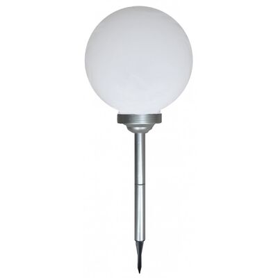 Lampa solarna LED 30 x 71 cm cm srebrna