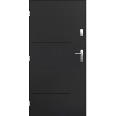 Drzwi zewnętrzne TOKIO antracyt 90 lewe