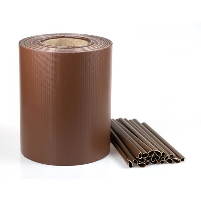 Taśma ogrodzeniowa z klipsami brązowy 19 cm x 35 mb Cellfast