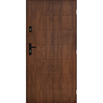 Drzwi zewnętrzne NEPTUN Orzech 80 prawe