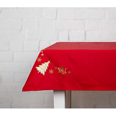 Obrus Bright trees 130 x 180 cm czerwony