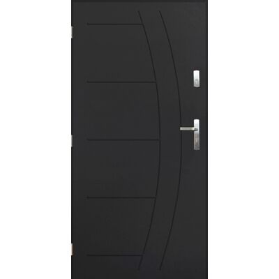 Drzwi zewnętrzne EFEZ antracyt 90 lewe
