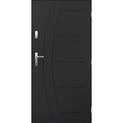 Drzwi zewnętrzne EFEZ antracyt 80 prawe