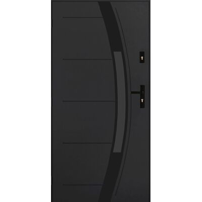 Drzwi zewnętrzne NYKS antracyt 90 lewe