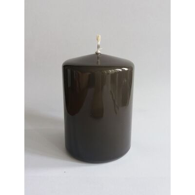 Świeca klasyczna pieńkowa 10 x 7 cm lakier czarna