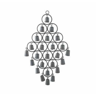 Dzwonki wiatrowe patynowane 43 cm