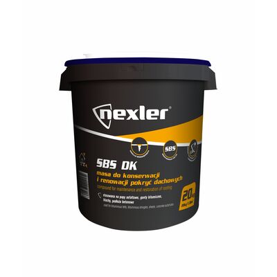 Masa do konserwacji i regeneracji pokryć dachowych SBS DK 20 kg Nexler