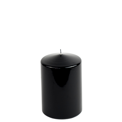Świeca klasyczna lakier czarna 10 x 15 cm