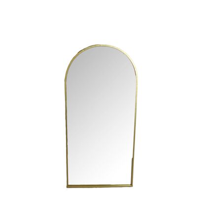 Lustro dekoracyjne w złotej ramie 57 x 27 x 5 cm