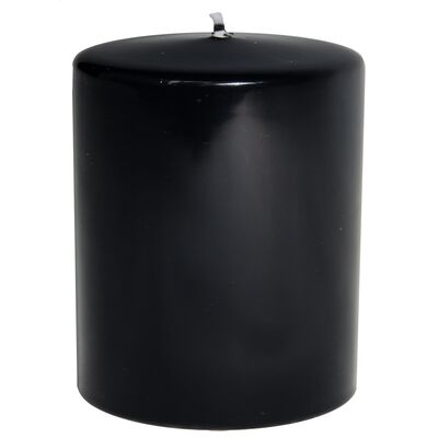 Świeca klubowa lakier czarna 7 x 5,8 cm