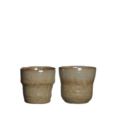 Osłonka Stef 2 rodzaje 7,5 x 7,55 cm beż