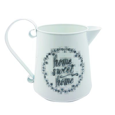 Dzbanek sweet home metalowy 16,5 x 16,7 cm