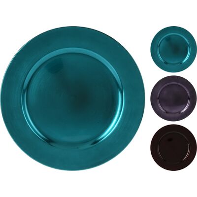 Talerz błyszczący 33 cm 3ass