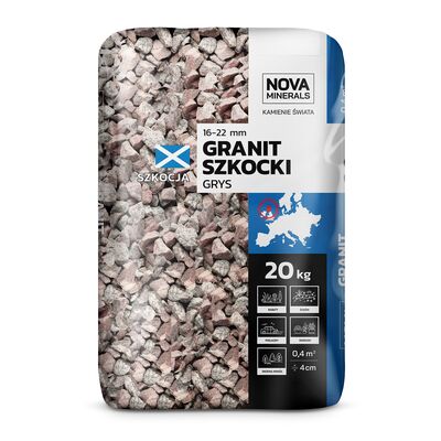 Grys granitowy Szkocki 16-22 mm 20 kg